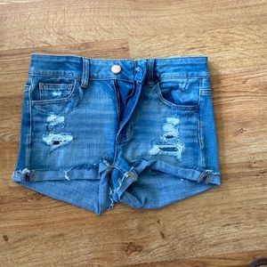 American Eagle Distressed Denim Shorts